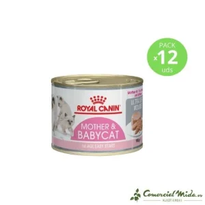 Alimento ROYAL CANIN MOTHER&BABYCAT ULTRA SOFT MOUSSE para Gatitos 12x195gr