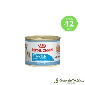 Comida Húmeda ROYAL CANIN STARTER MOUSSE MOTHER & BABYDOG 12x195gr (Hasta 2 Meses)