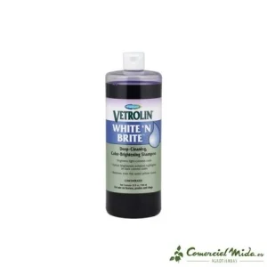 Champú VETNOVA Vetrolin White'n Brite 946 ml para Perros y Caballos