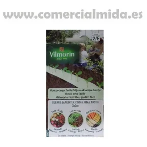 Semillas de LECHUGA, RABANITO y ZANAHORIA Vilmorin (Cultivo fácil)