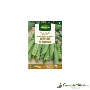 VILMORIN Semillas Guisante MERVEILLE de KELVEDON de Mata Baja 150 gr
