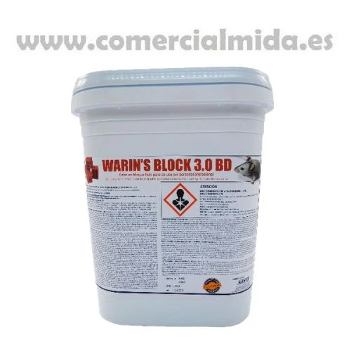 Warin's BLOCK 3.0 BD, veneno para ratas en bloques - Imagen 3