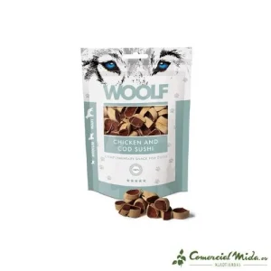 Snack WOOLF Sushi de Pollo y Bacalao 5 x 100 gr