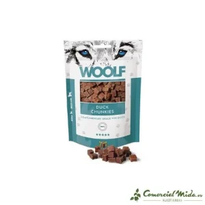 Snack WOOLF Dados de Pato 5 x 100 gr