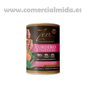 Paté ZEN DOG CORDERO y VEGETALES para perros